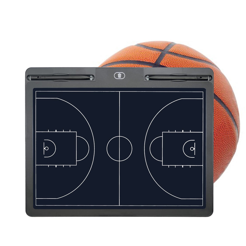 Pure Vie front view of coaching board showing court layout and clarity benefits