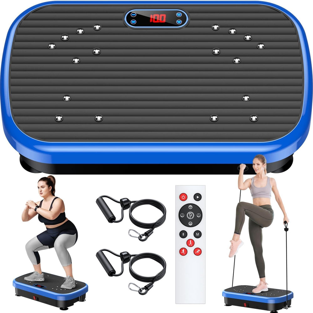 PUREROYI front view of vibration plate showing compact design and stability