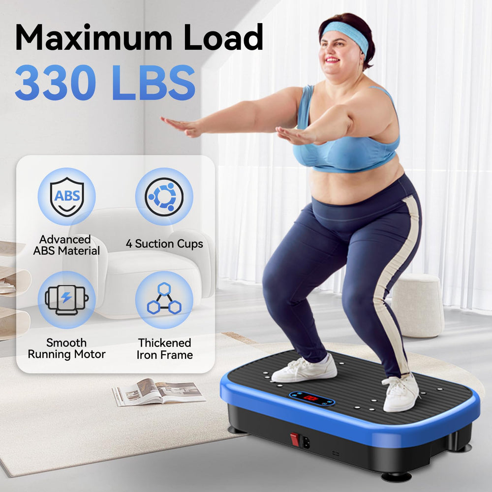PUREROYI in-use standing squat demonstrating convenient at-home exercise option