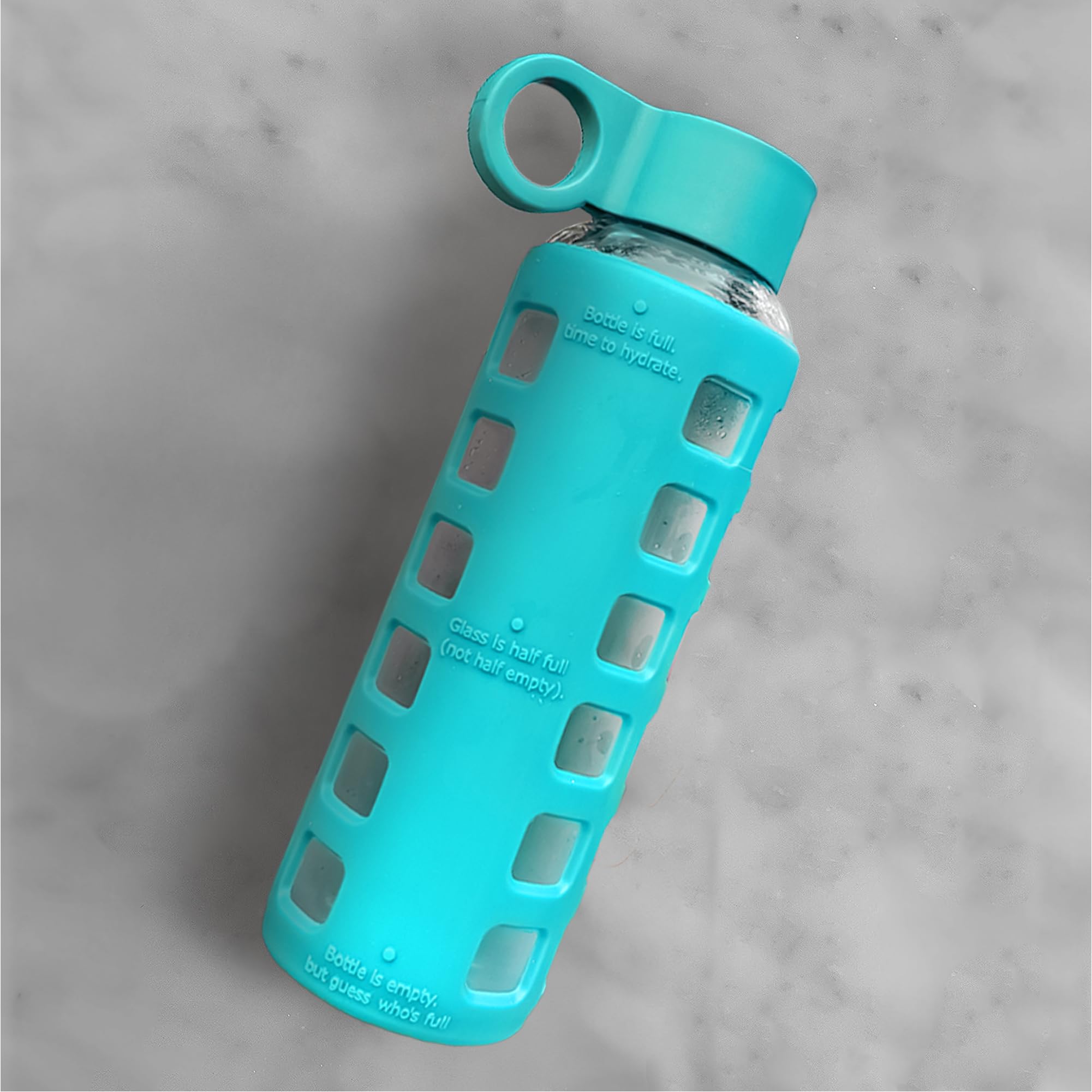 purifyou bottle components being cleaned showing dishwasher-safe glass care convenience