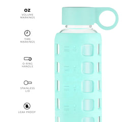 purifyou silicone sleeve texture close-up offering grip and impact protection