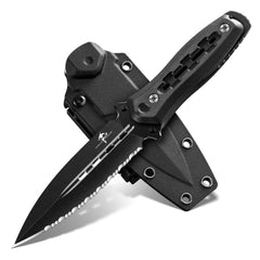 Purple Dragon front view of full-tang blade showing balance and durability