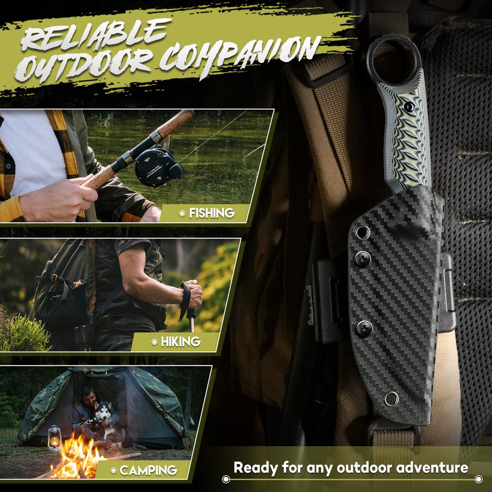 Purple Dragon Kydex sheath displaying belt and MOLLE attachment versatility