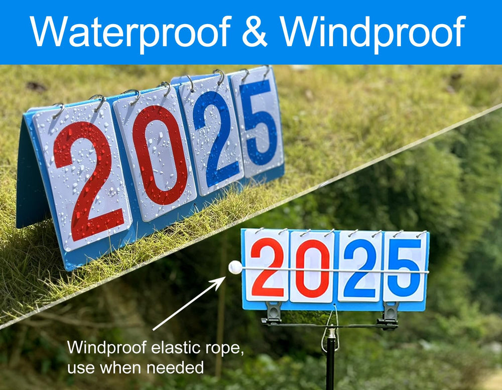 Purple River windproof rope and clip detail preventing flap movement and maintaining legibility