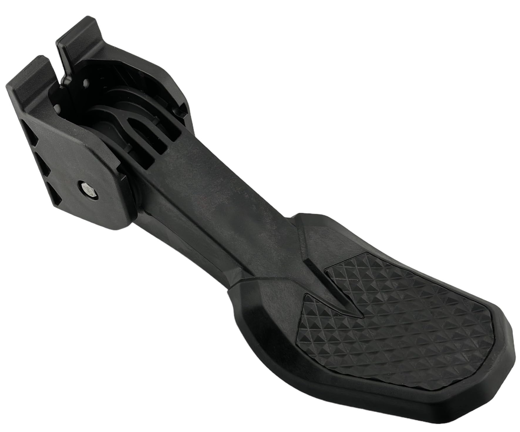 Push Industries front view of reboarding step showing fit and sturdy design for easy access