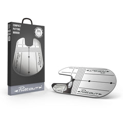 PuttOut front view showing reflective face for quick alignment