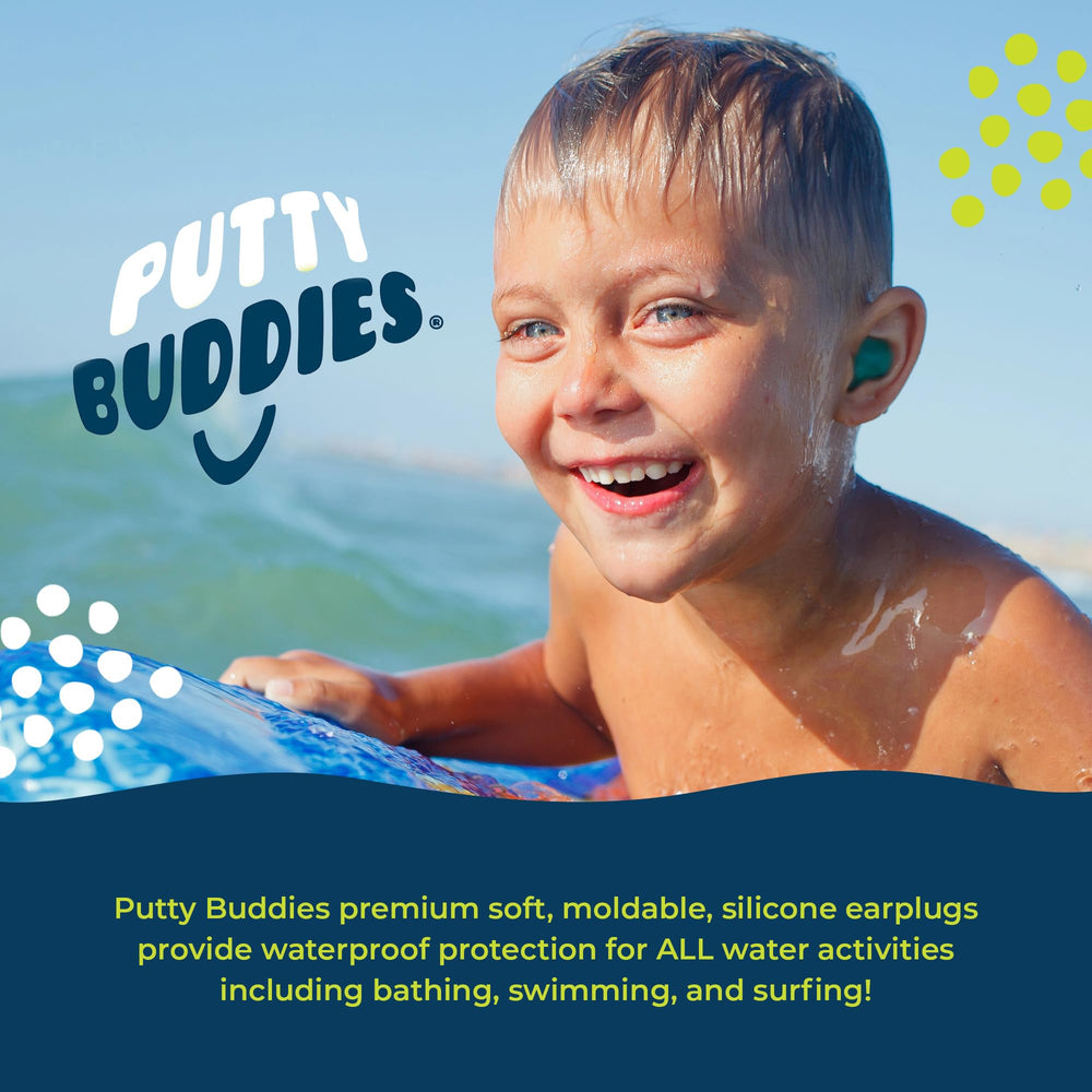 Putty Buddies storage case with plugs showing organized, hygienic storage