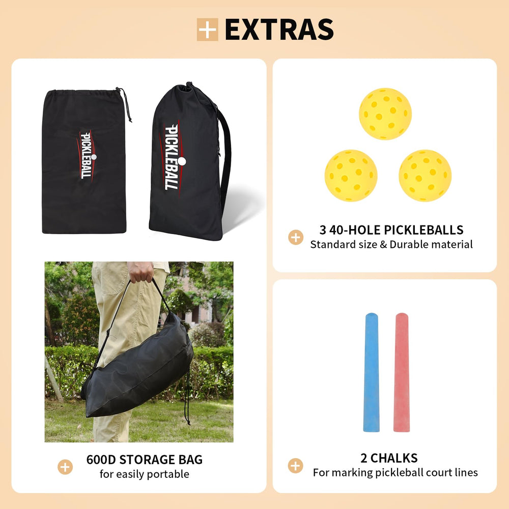PUULIVEE carrying bag packed with nets and poles showing easy transport benefit