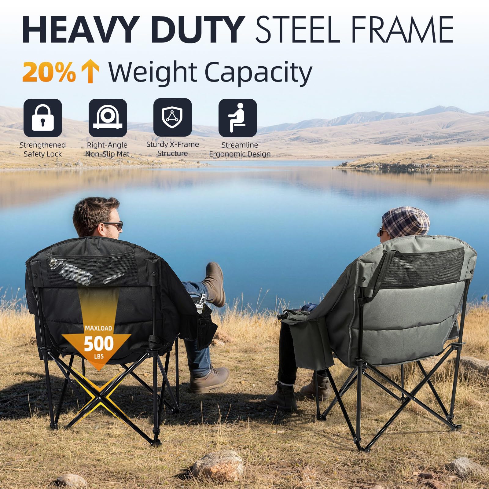 PUVASIA folded chair inside carry bag demonstrating compact transportability and quick setup convenience