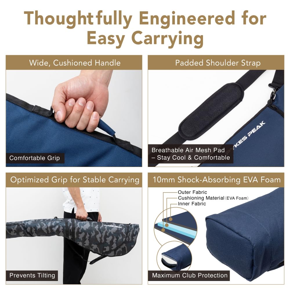 PYKES PEAK folded case inside car trunk saving space for transport
