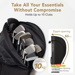 PYKES PEAK air-mesh padded shoulder strap reducing strain and wicking sweat