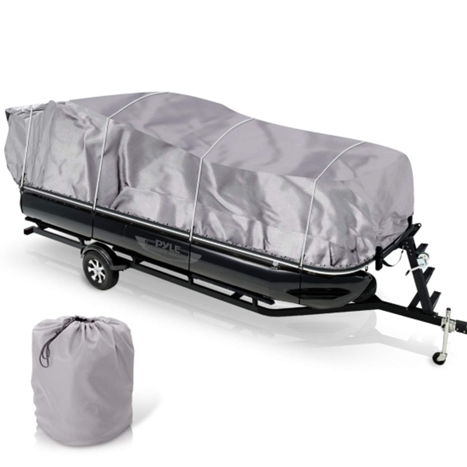 Pyle cover front packaging folded showing fit and storage benefit