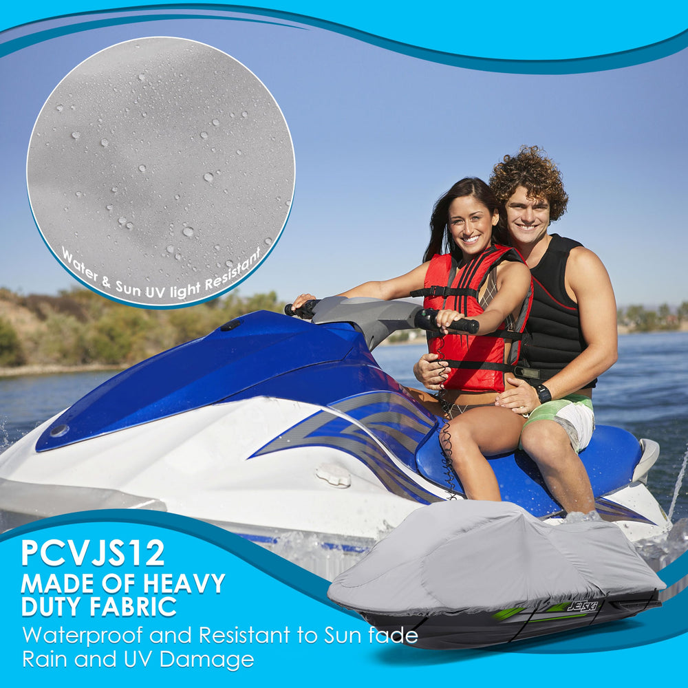 Pyle lifestyle covered jetski outdoors protecting hull from sun and rain