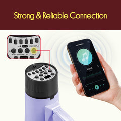Pyle megaphone rear control panel with buttons for easy operation benefit