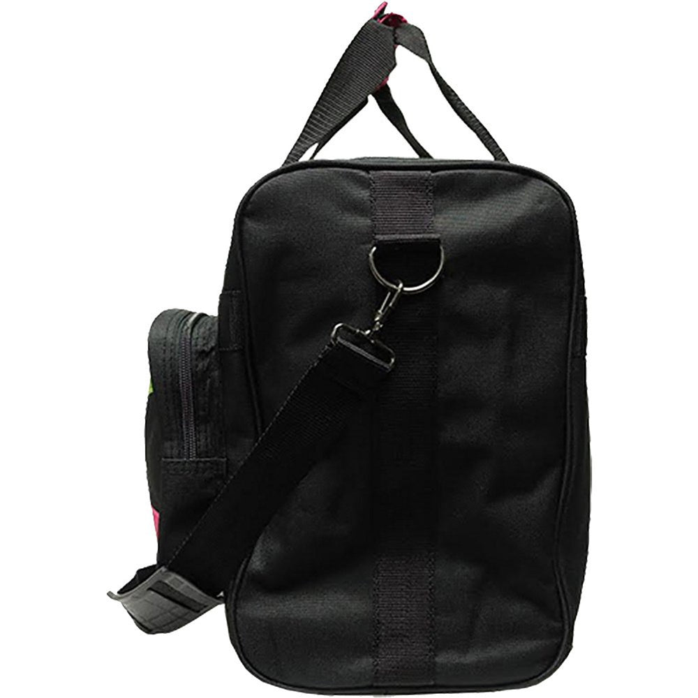 Pyramid Path Deluxe shoe compartment close-up demonstrating separate storage that protects clothes