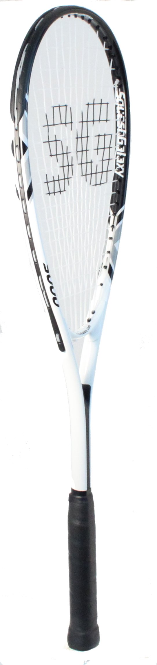 Python Racquetball SquashGalaxy Intro 5000 close-up of grip and throat offering comfortable control