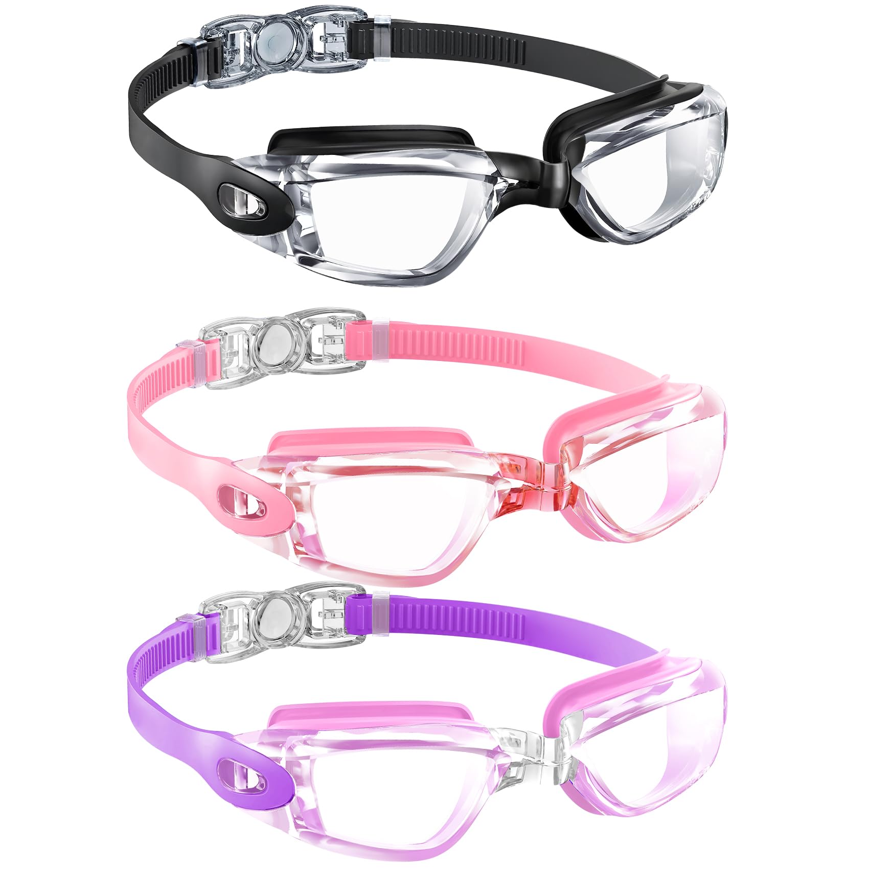 QALLY front packaging showing four kids goggles and box, convenient multi-pack benefit