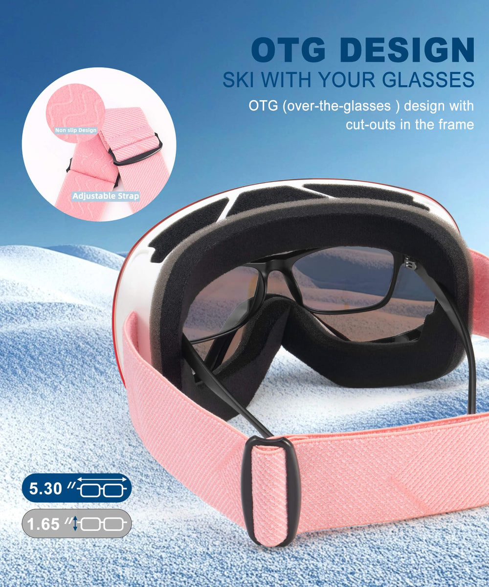 QALLY lens close-up showing mirror finish and anti-fog treatment benefit