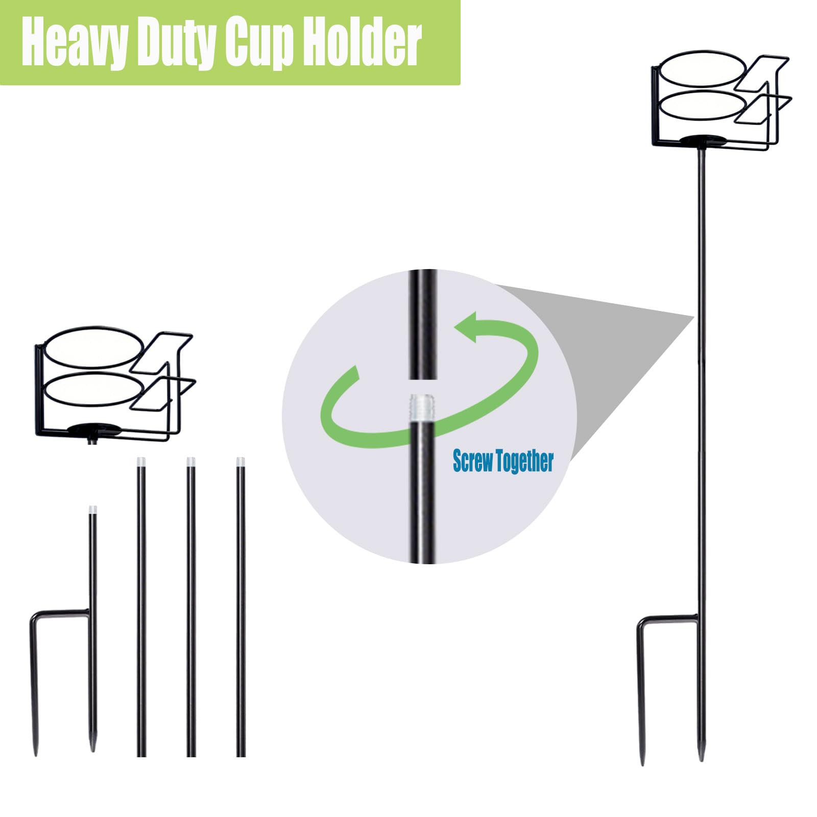 QCF disassembled tubes packed compactly in a backpack for portability