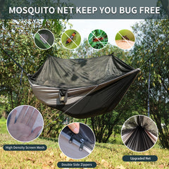 Qevooon close-up parachute nylon fabric highlighting durability and tear resistance