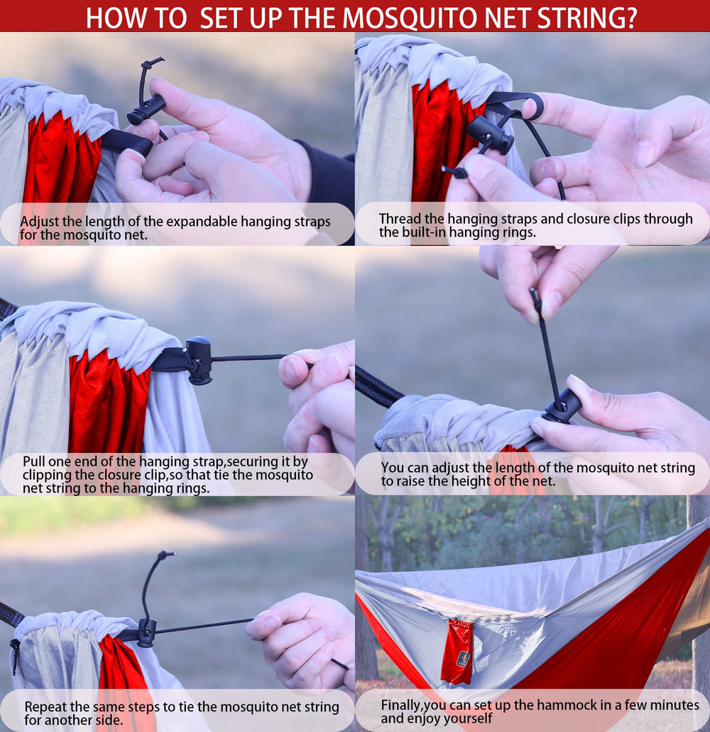 Qevooon hammock in carry bag showing portable lightweight convenience