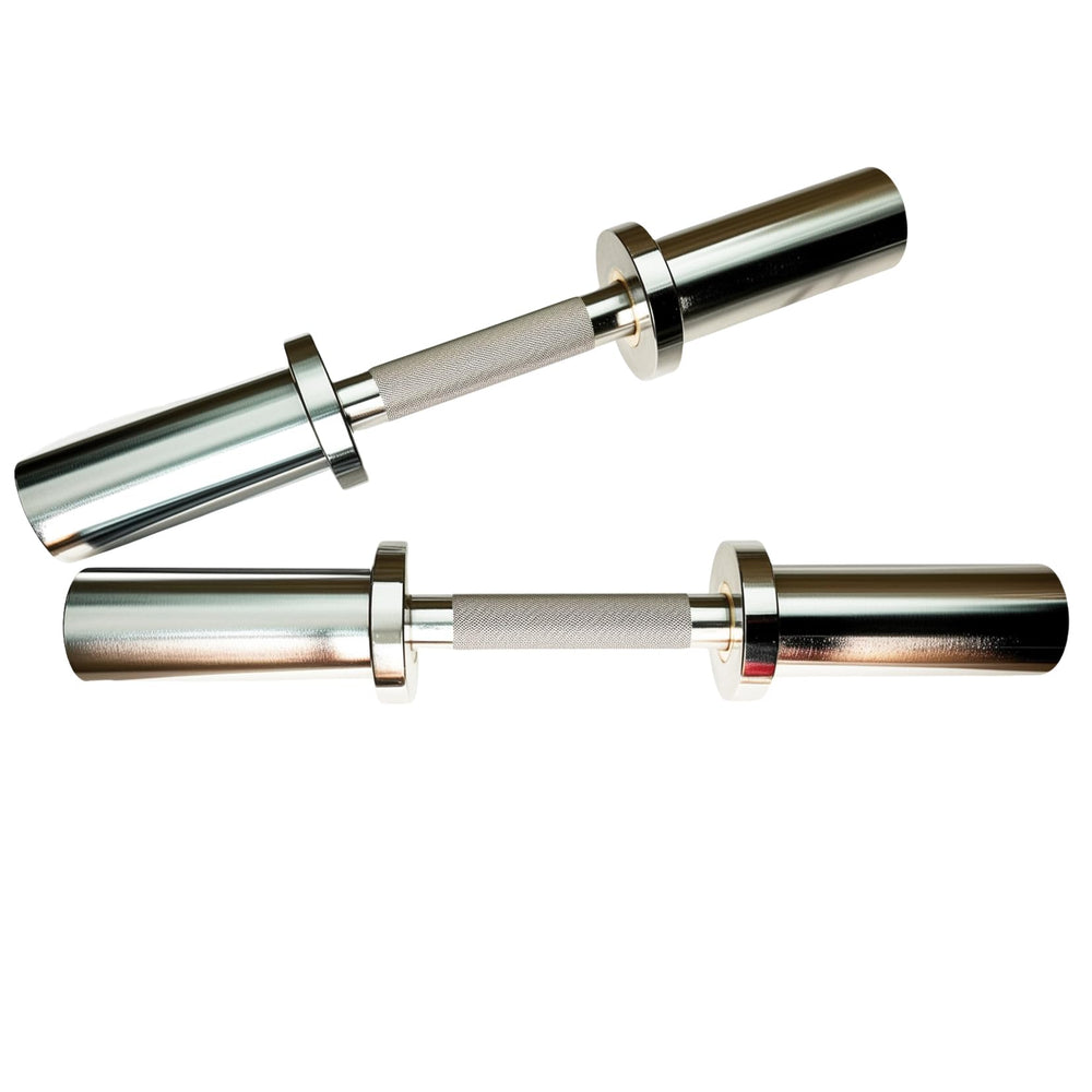 qibylift pair of handles loaded with 2-inch Olympic plates demonstrating adjustable resistance