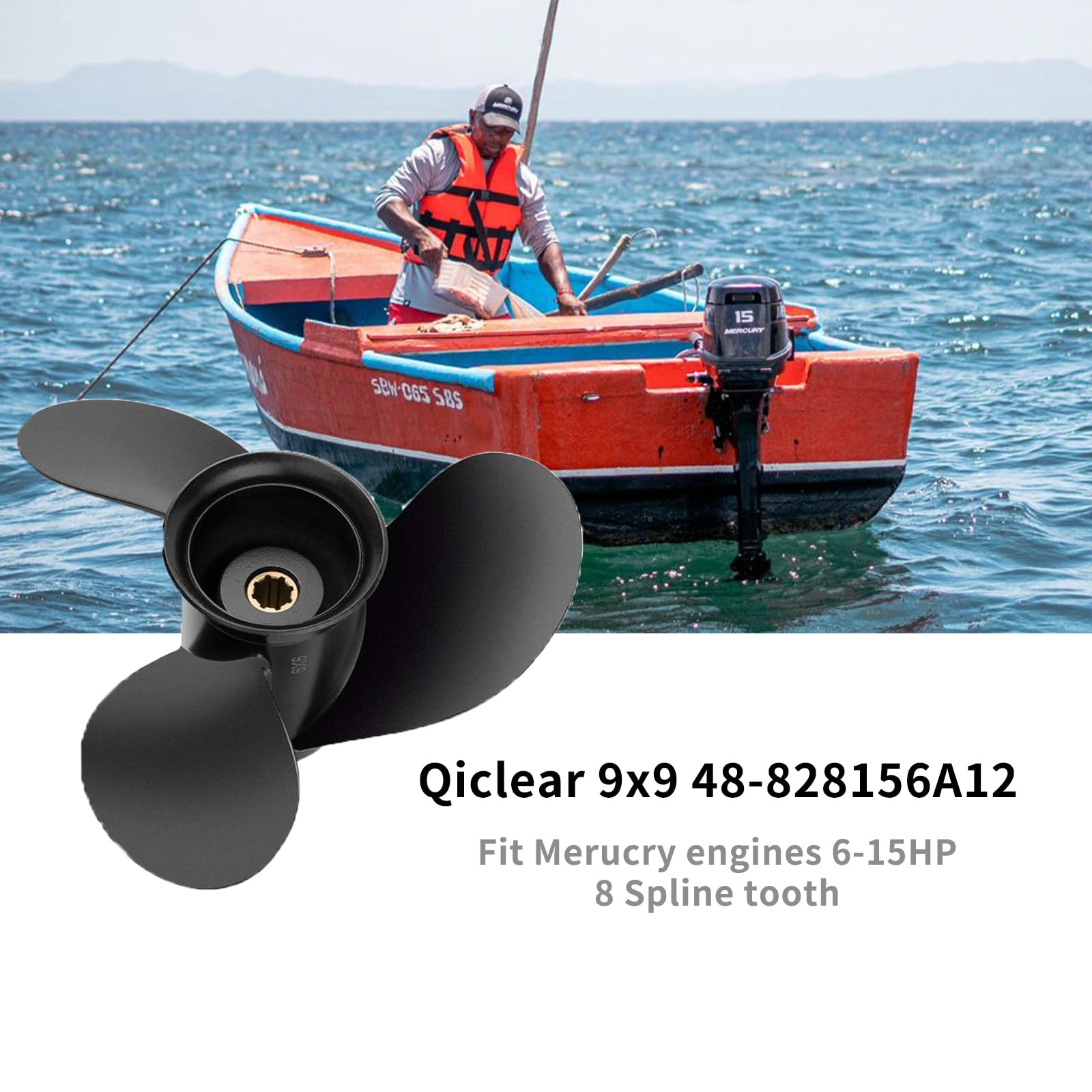 Qiclear close-up of blade finish showing durable paint and corrosion resistance benefit