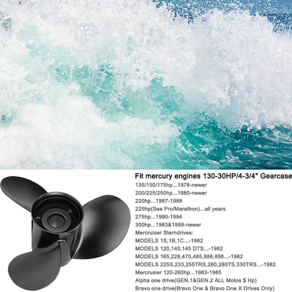Qiclear propeller installed on outboard shaft illustrating proper fit and reduced vibration