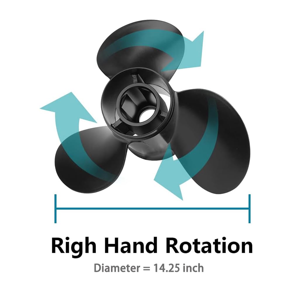 Qiclear propeller with included Flo-Torq II hub kits boxed ready for quick installation
