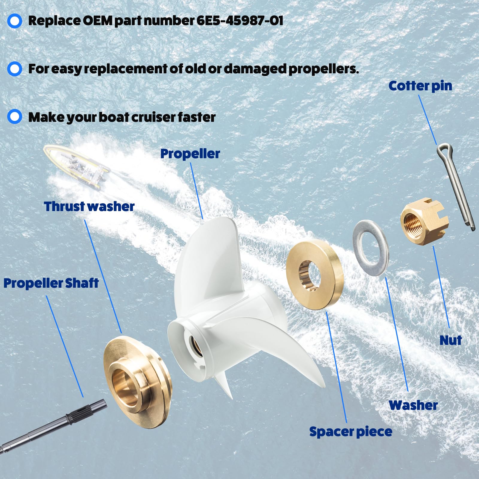 Qiclear spacer detail highlighting correct shaft engagement depth