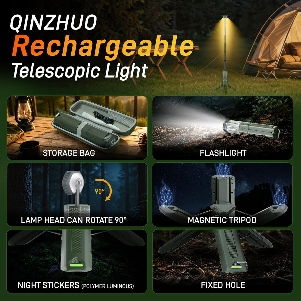 Qinzhuo closeup of control panel showing color temperature wheel and easy adjustments benefit
