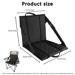 QISHENG side profile highlighting the backrest for better posture support