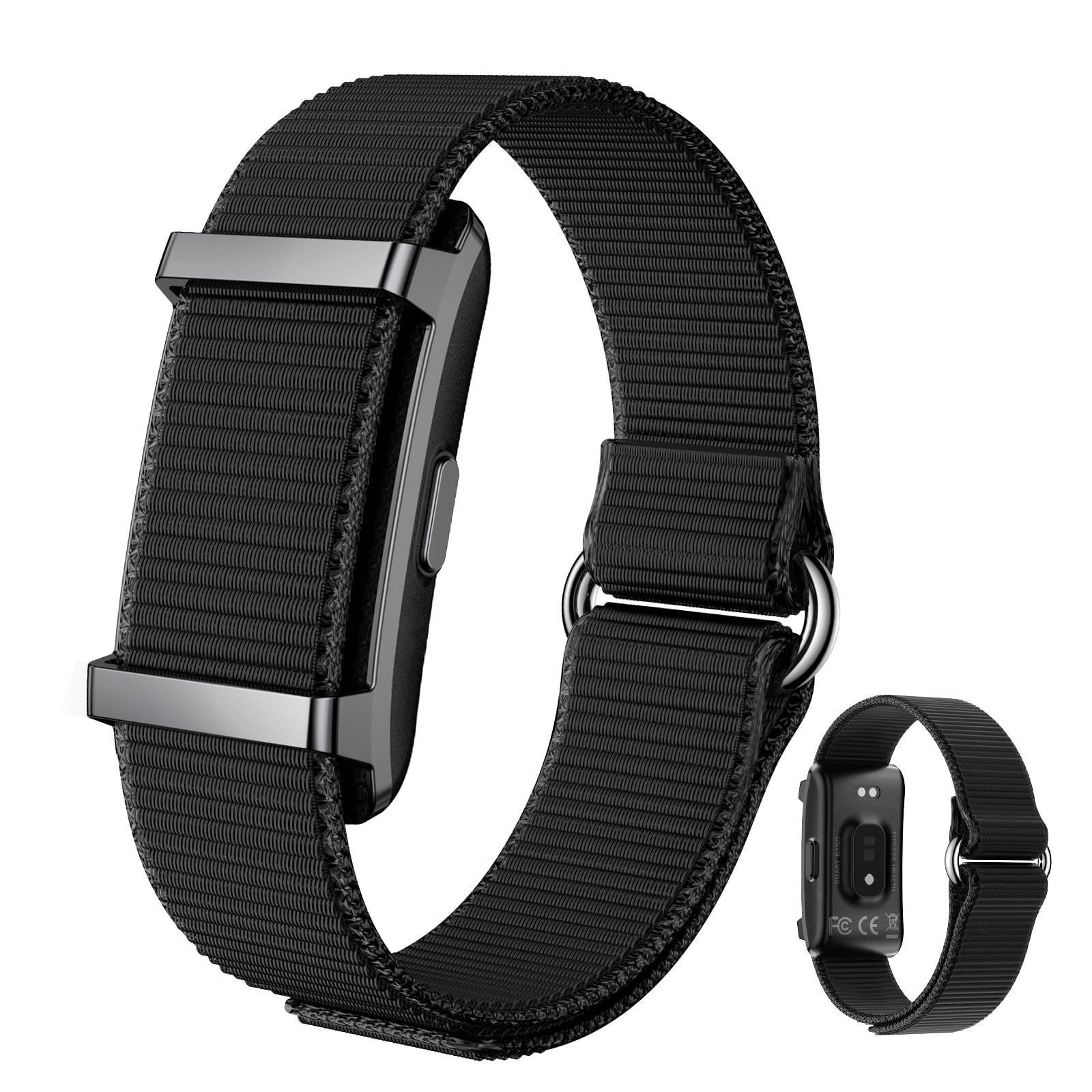 qiunhang front profile view showing sleek black design and comfortable curve benefit: discreet all-day wear