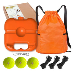 Qiyibei front packaging showing compact kit and vibrant orange design for easy transport