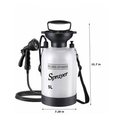 QIYUNI rotating nozzle detail showing 10 spray modes for cleaning control