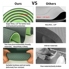 QMKGEC rolled mat with carrying strap showing portability and easy transport benefit