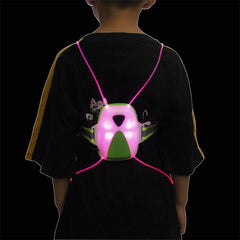 QNLALZM fiber-optic closeup displaying multicolor bright strands for visibility
