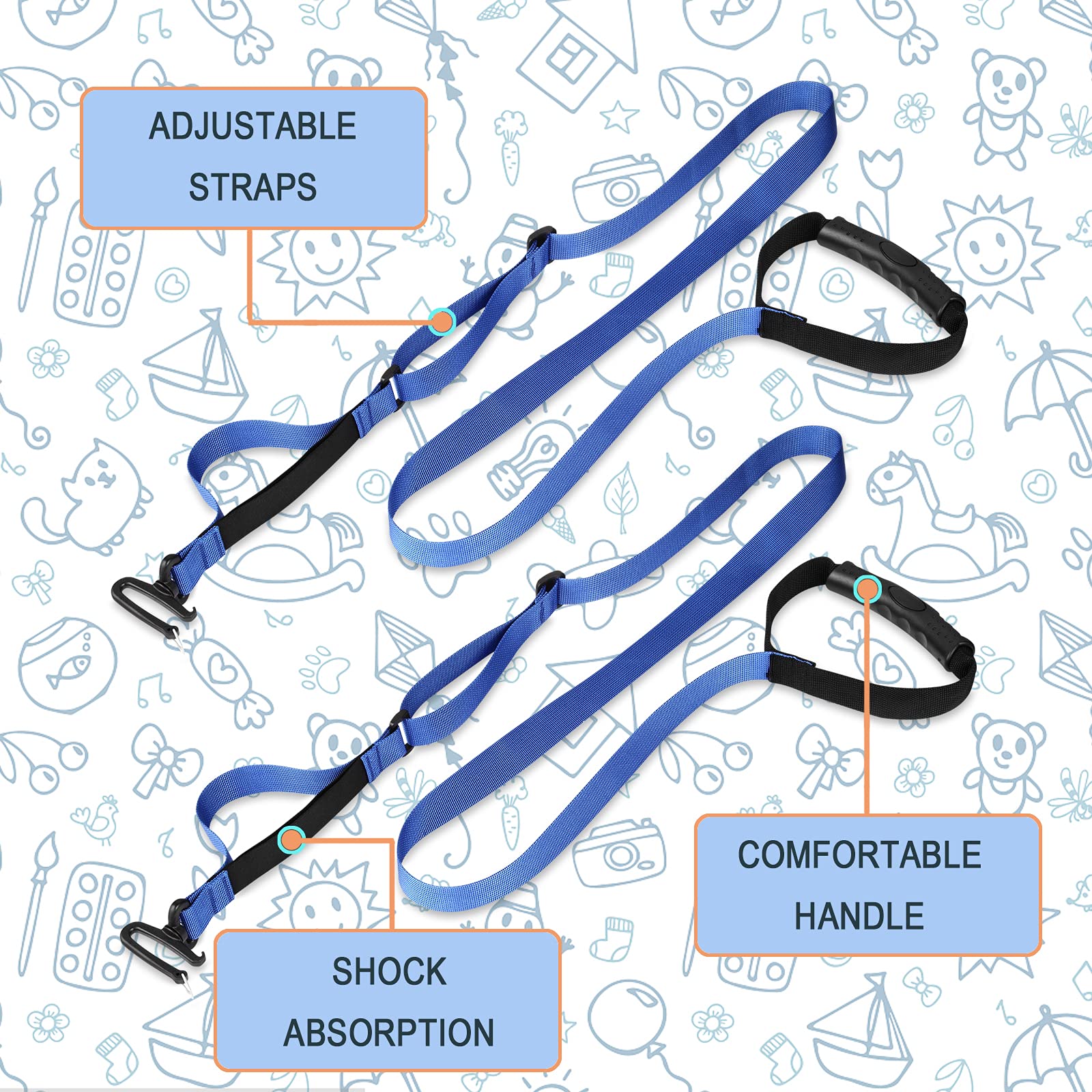 QOGIR easy lift handle grip enabling comfortable adult support