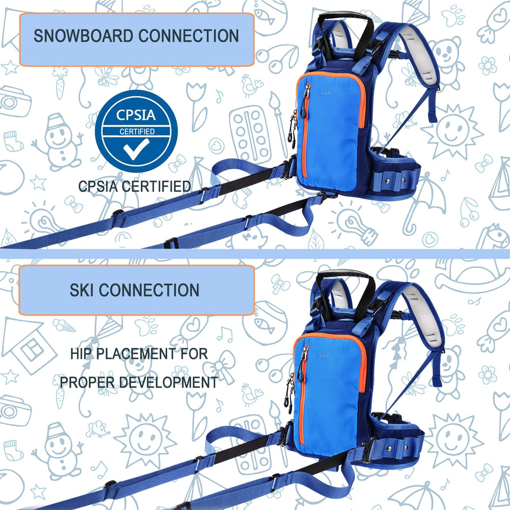 QOGIR elastic shock-absorbing leash detail providing smoother speed control