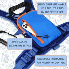 QOGIR shock-absorbing leash in use providing smoother speed control
