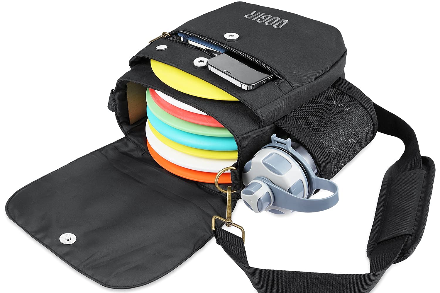 QOGIR side pocket with water bottle demonstrating hydration access benefit