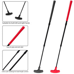 QPPKII detailed putter head showing face-balanced design for both-handed use