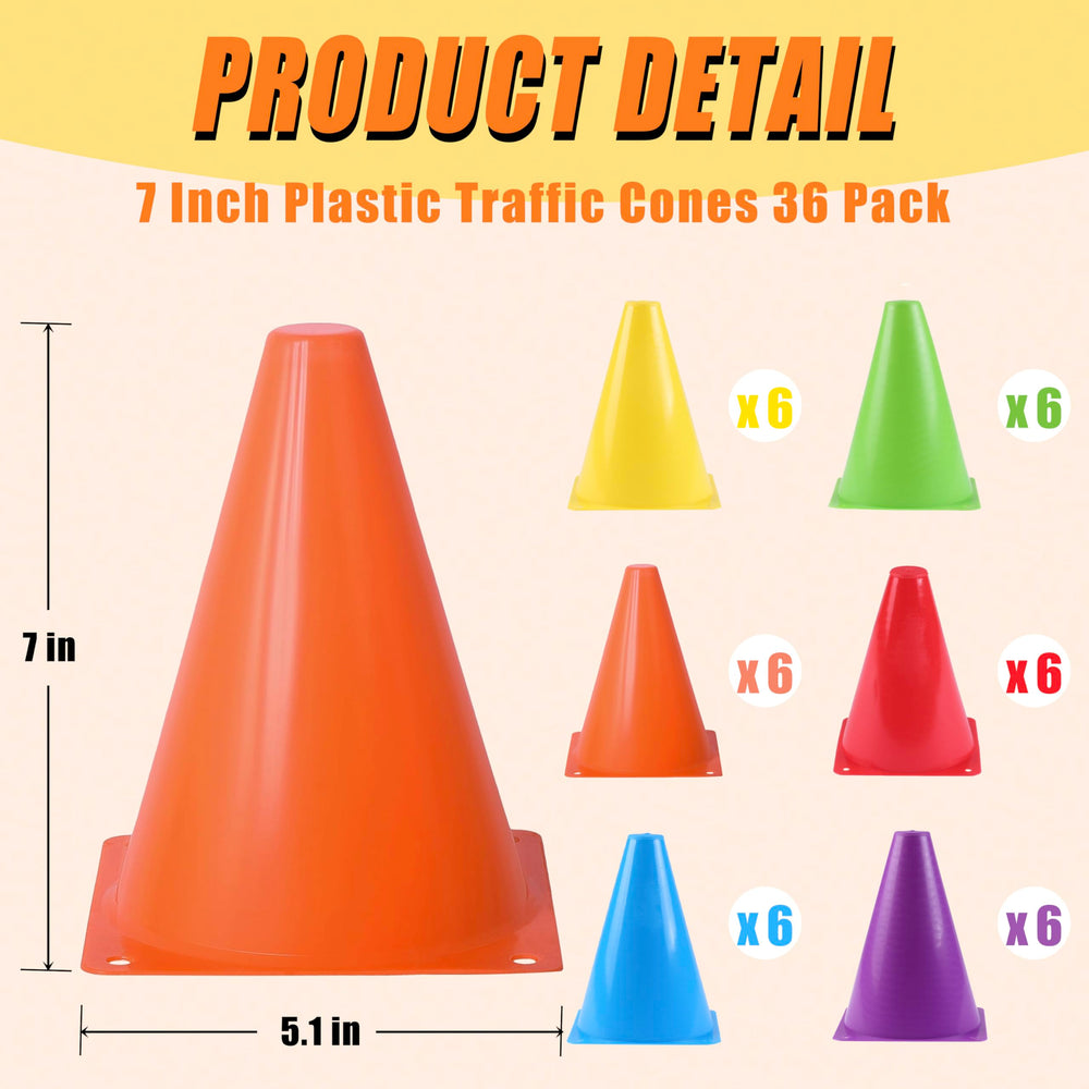 Qtheaes close-up of cone material showing flexible vinyl that resists collapse