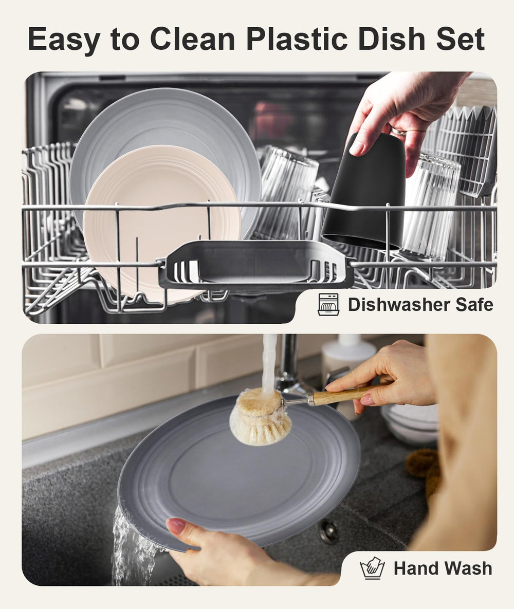Quatish stacked cups view showing space-saving storage and easy handling benefit