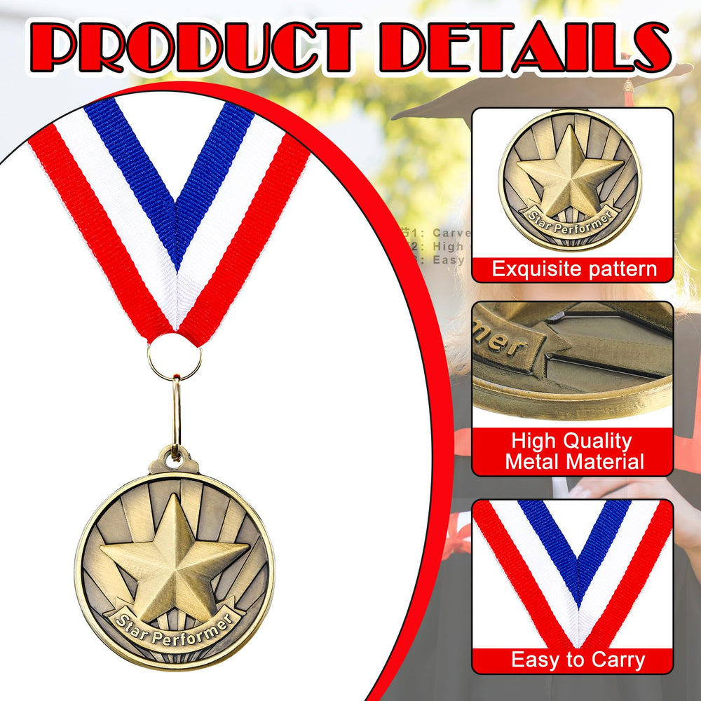Quelay blank backside of medal, offering space for engraving and easy personalization
