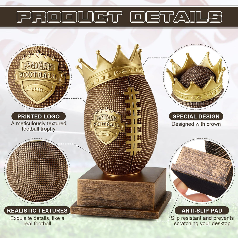 Quelay side profile of crown king trophy showing silhouette and elegant compact presence