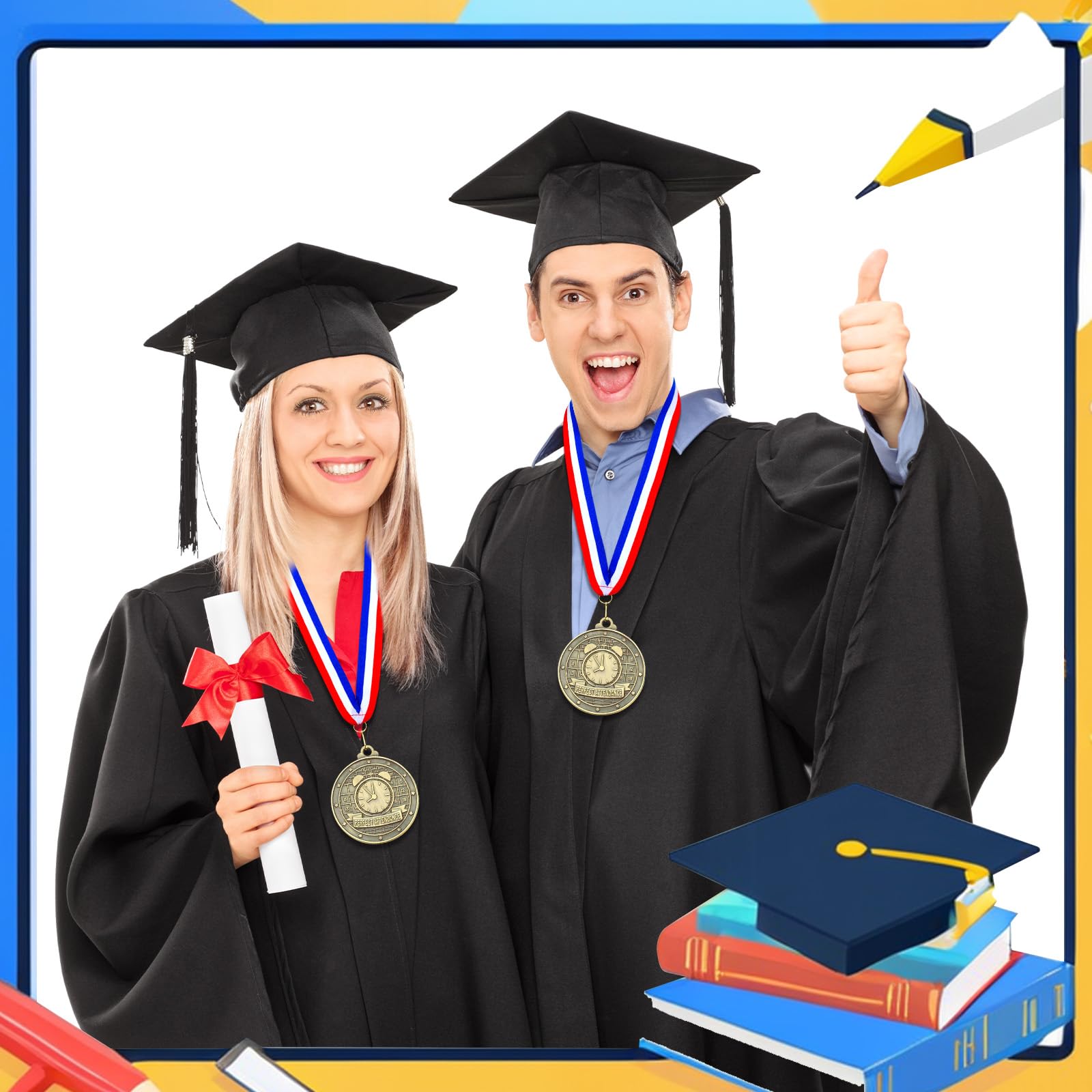 Quelay lifestyle school event photo with medals on students, ideal for memorable recognition