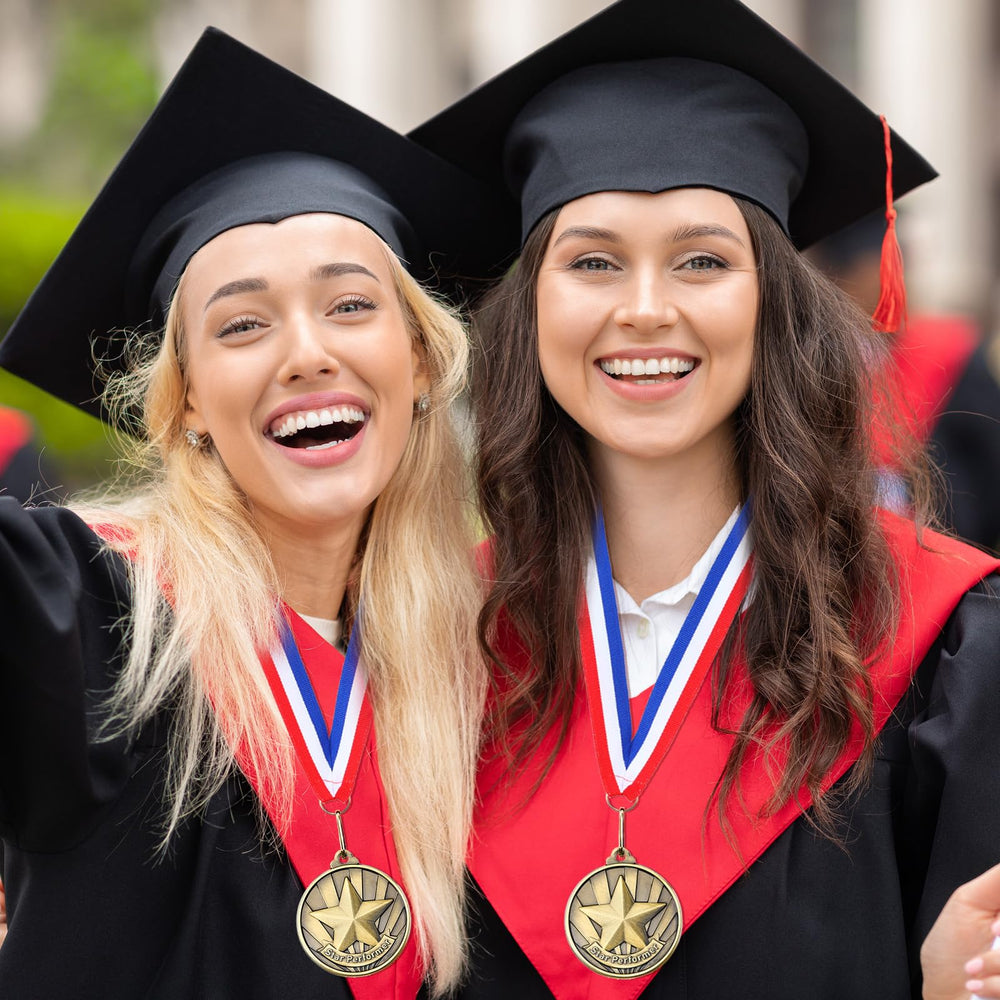 Quelay medal worn by recipient, demonstrating comfortable fit and proud display