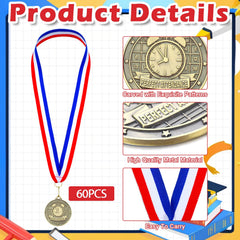 Quelay ribbon and attachment showing red-white-blue neck ribbon and secure loop for durability