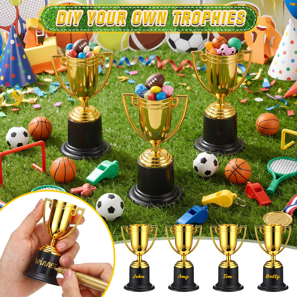 Quelay trophy held in hand illustrating compact size and comfortable grip